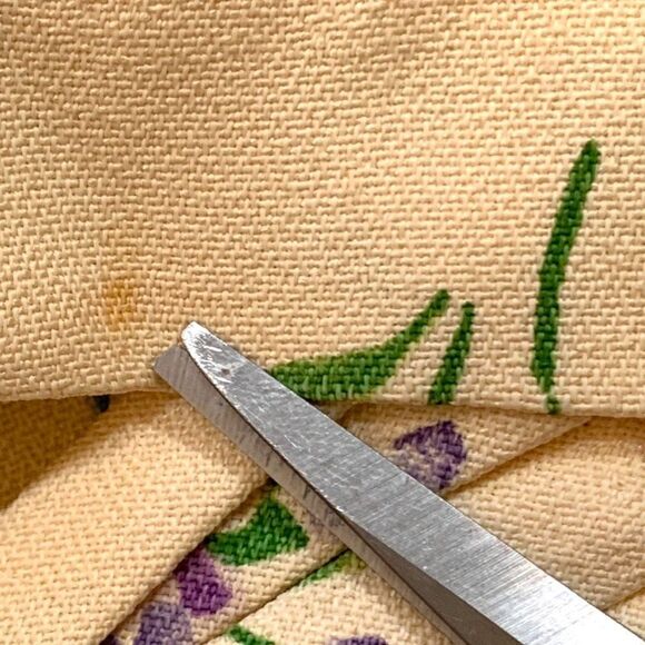 Vintage Blazer Pastel Butter Yellow Floral Detail Short Sleeve Structured Jacket - Picture 9 of 12